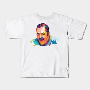 Spanish Laughing Guy Popart Kids T-Shirt